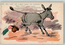 10678693 - Zieher, Ottmar  Golddukaten Humor Esel 1900
