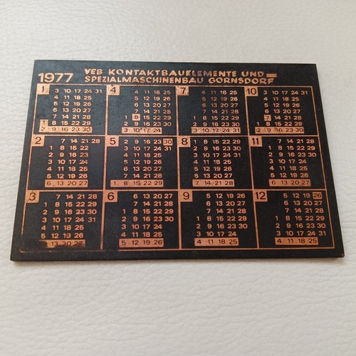 Ddr vintage taschenkalender - ddr,