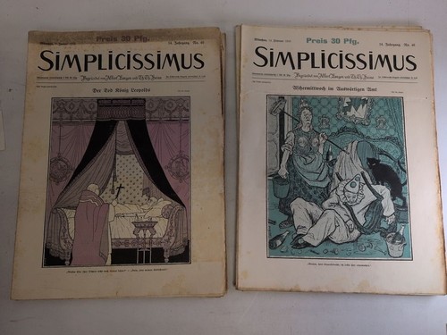 Simplicissimus jahrgang - simplicissimus.,