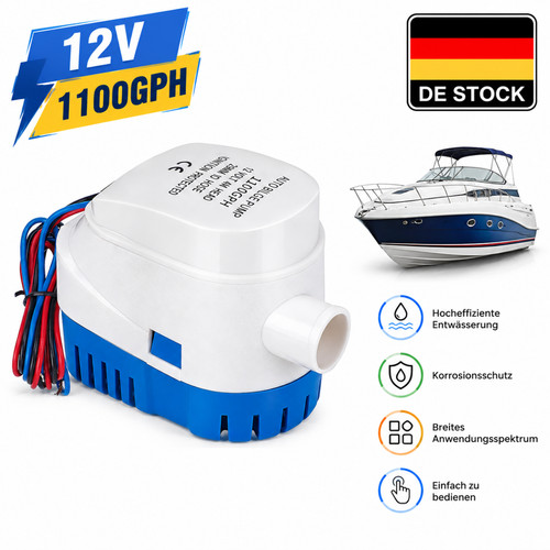Automatik bilge pumpe - bilge, 12v
