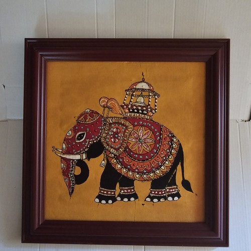 Elefant auf batik - auf,