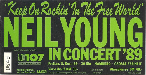 Neil young concert 1989 - neil,