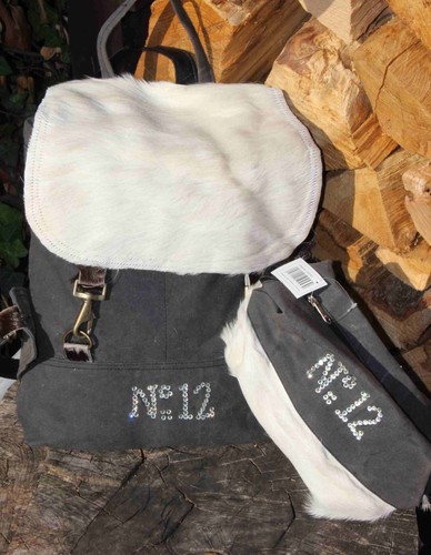 Kuhfell rucksack canvas - canvas, *