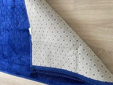 Namaz Seccade Gebetsteppich Ultra Soft 120x80 Kuschelig Abrutschfest Blau
