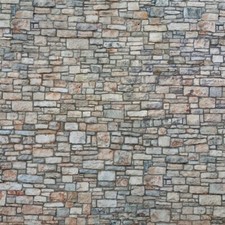 Noch 56640 3D-Kartonplatte “Bruchsteinmauer” bunt H0 + Neu