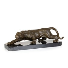 Bronzeskulptur Panther