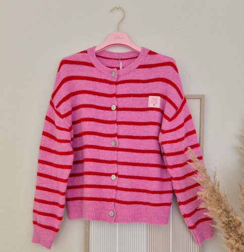 Italy strickjacke streifen - strickjacke,