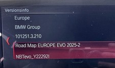 BMW Navigation Update Europe Road EVO 2025-2 Inkl.BMW-USB Stick und Lifetime FSC