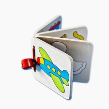 goki Holz- Bilderbuch Holzbuch