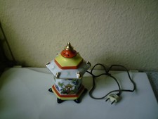 alter Porzellan Rauchverzehrer , Teehaus / Pagode , H 17,5 cm , Gebraucht , Top