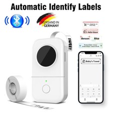 Phomemo D30 Etikettendrucker Bluetooth Thermodrucker Labeldrucker Android/iOS