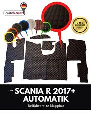 LKW Fußmatten passend für Scania R 2017+ NG mit klappbarem Beifahrersitz + Tisch