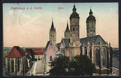 Ansichtskarte naumburg d - ansichtskarte,