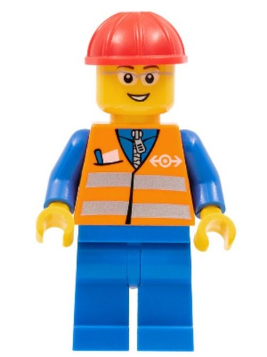 Lego train minifigur trn226 - minifigur:,