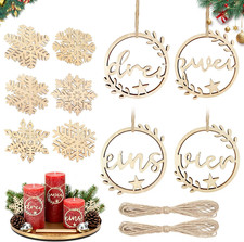 Adventskranz-Zahlen 1-4 12