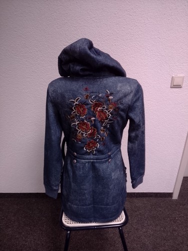 Jeansmantel jeansjacke lang - jeansmantel,