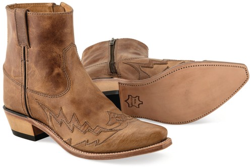 Old west leder - old,