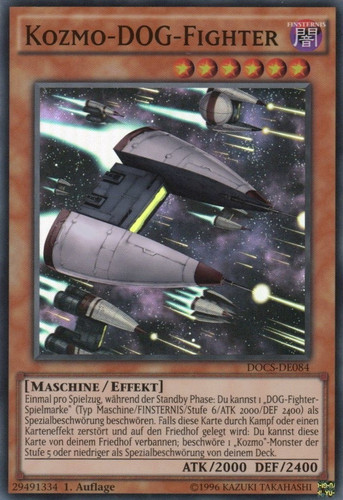 Yugioh kozmo dog fighter - kozmo,