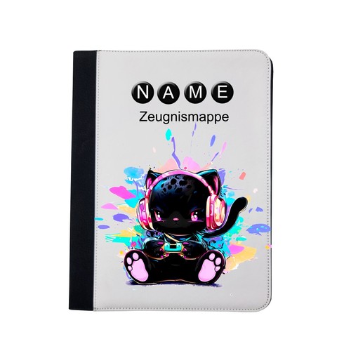 Zeugnismappe zocker mieze - zeugnismappe, zocker-mieze