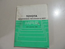 Toyota mr2 service - w1,