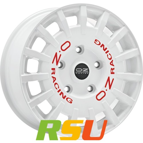Rally racing white 8x17 - oz,