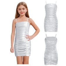 Mädchenkleid Glänzendes Hochzeitskleid Hochzeit Geburtstag Kleider Prinzessin 