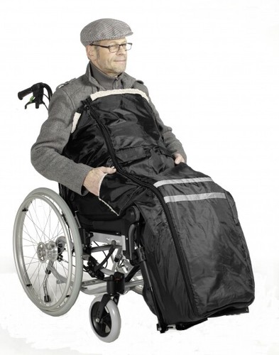 Rollstuhlsack schwarz mit - rollstuhlsack,