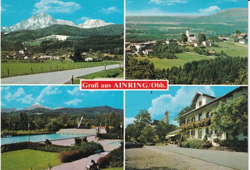 Postkarte gruß aus - postkarte, ainring