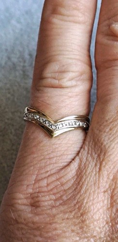 Vintage 375 gold diamant - 375, kt