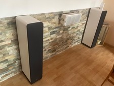 Lautsprecher Set in weiss 2 x Teufel Ultima 40, 1 x nuVero 5