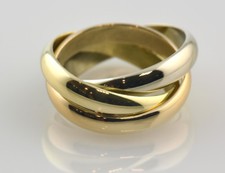 Dreier Ring 750/000 18 K Gold