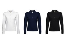 Langarm Poloshirt Damen Ladies