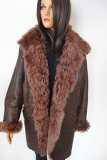 Lässiger Vintage  EVIT  Toskana Lammfellmantel Gr.42  Pelzmantel Shearling