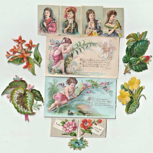 Oblaten scraps die cut engel - die,