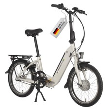SAXONETTE E Bike Klapprad 20 Zoll Rücktrittbremse/36V 10.4Ah Akku/Nabenschaltung