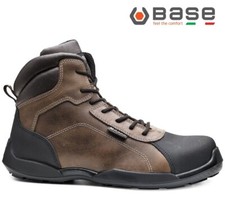 BASE braune Sicherheitsstiefel Arbeit LEICHT metallfrei 200 Joule Zehenkappe Schuh B0610