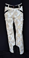BOGNER TIM HERREN SKIHOSE + GÜRTEL Stretch BEIGE MUSTER UVP 699 € Gr 50L L NEU