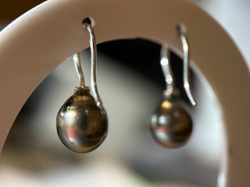 Karat weißgold ohrringe - 18,