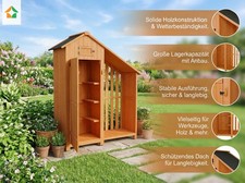 Werkzeugschrank aus Holz mit