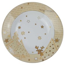 Schale Teller groß Arzberg Santa's Reindeer Weihnachten