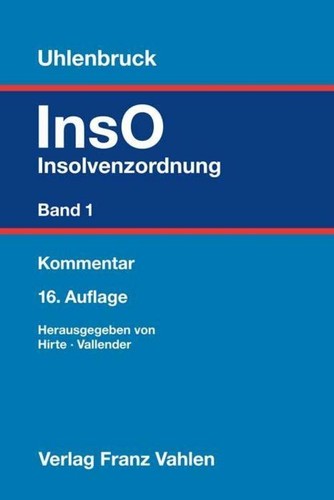 Insolvenzordnung band 1 - insolvenzordnung,