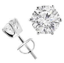 Rundschliff Diamant Ohrstecker