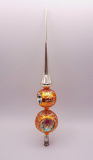 Christbaumschmuck - Christbaumspitze Reflex - orange - ca. 35 cm