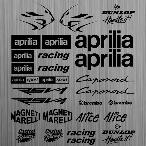 Aprilia rsv4 aufkleber sticker - rsv4,