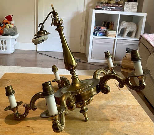 Vintage massiv messingguss - vintage, 5