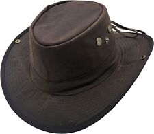 Klassischer wasserdichter Cowboyhut aus Wachs - Western Australian Hut Herren Damen Cowboyhut