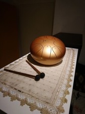 Sonodrum Zungentrommel Set - Gold - Handgefertigt - 20cm - C-Dur