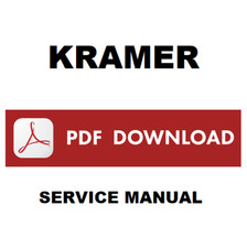 KRAMER 250 350 Wheel Loaders