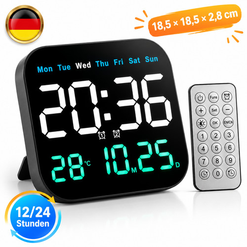 Große digitaluhr wanduhr mit - große,