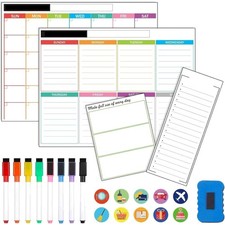 Magnetischer Wochenplaner Set